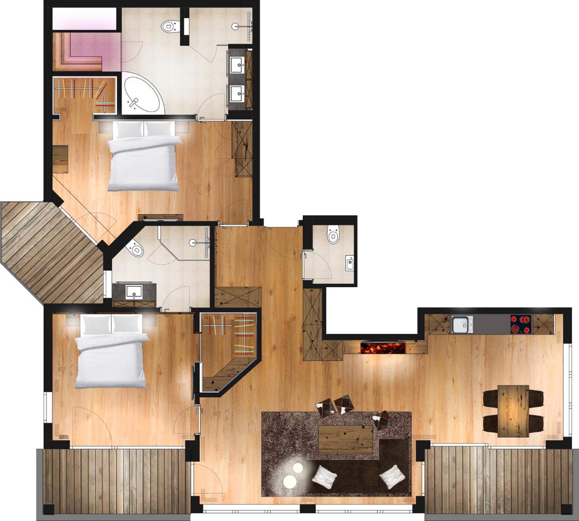 Superior Hotel Post Ischgl Phòng bức ảnh